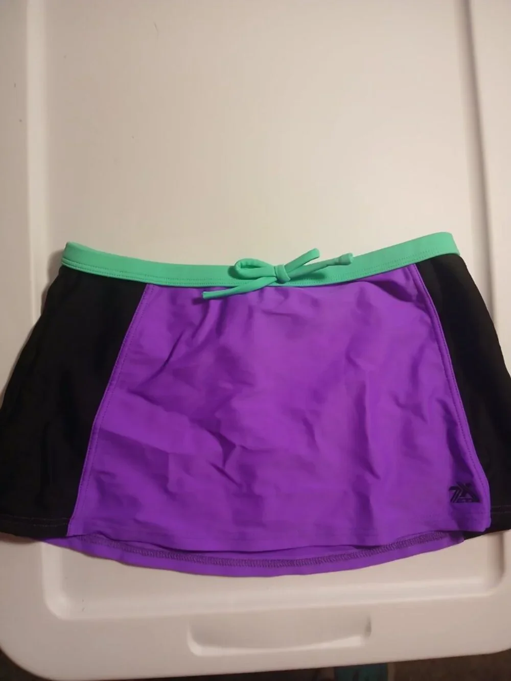 ZeroXPosur Purple Swim Skirt Girls 8